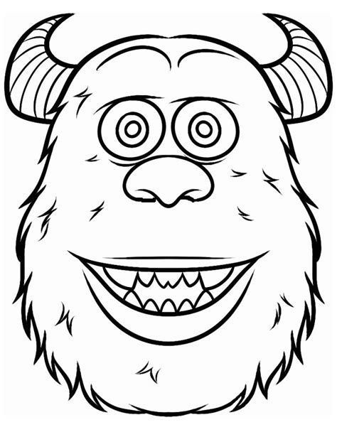 Monsters inc coloring pages monsters inc schablonen jungskram malvorlagen. Sully Coloring Page at GetDrawings | Free download
