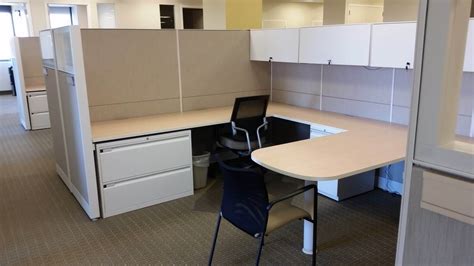 Used Dual Teknion Workstations - Used Office Furniture