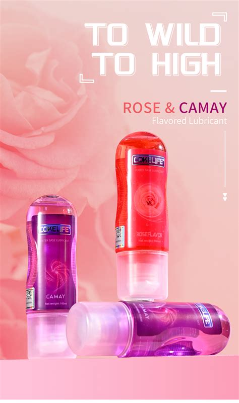Cokelife 100ml Natural Rosecamay Flavor Edible Lubricant For Spa