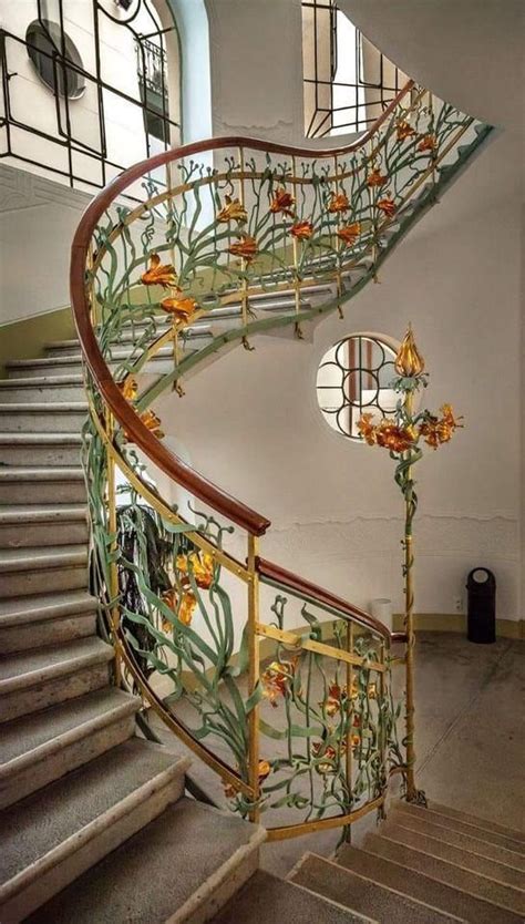 Art Nouveau Staircase By Ede Magyar Artofit