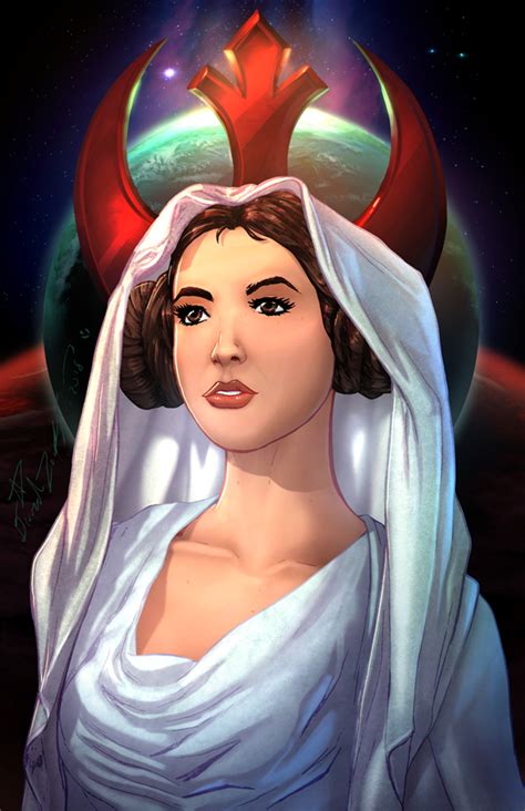 Princess Leia Star Wars A New Hope Art Print · Hectic · Online