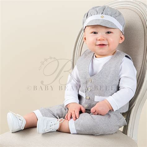Baby Boy 3 Piece Set Christian Collection Couture Baby Outfits