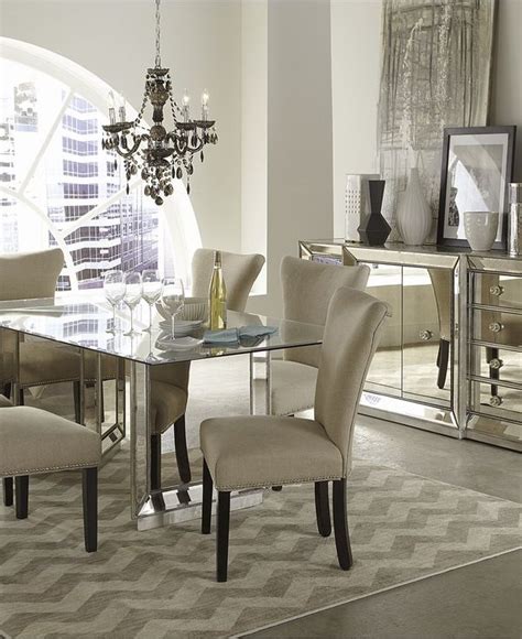 Mirrored Dining Room Table American Drew Jessica Mcclintock Couture