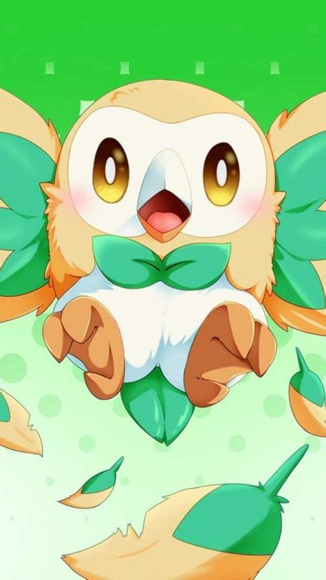 It s Rowlet the Grass type Starter Pokemon of Alola Pokémon species