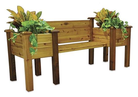 Diy Garden Bench Ideas Free Plans For Outdoor Benches Bench Planters