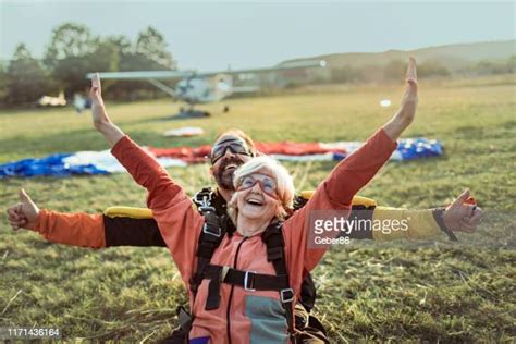 Old People Skydiving Photos And Premium High Res Pictures Getty Images