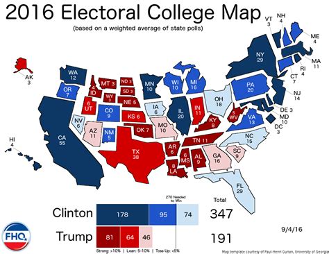 Frontloading Hq The Electoral College Map