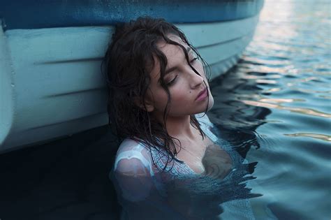 Wallpaper Water Wet Body Face Women 2560x1706 WallpaperManiac