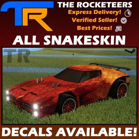 Pc Steam Rocket League Every Snakeskin Very Rare Decal Dominus Octane