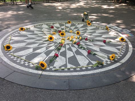 Imagine John Lennon Memorial Central Park John Lennon Memorial