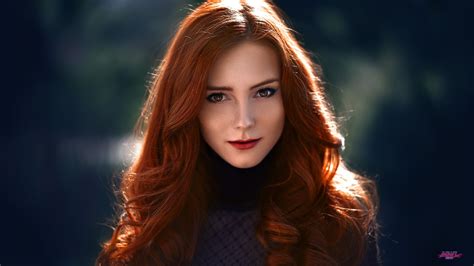 Download Wallpaper For 1024x768 Resolution Women Redhead Face
