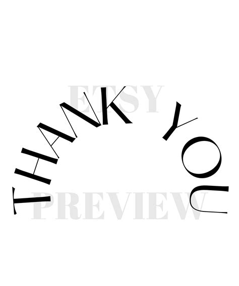 White Minimalist Thank You Card Business Thank You Card Etsy