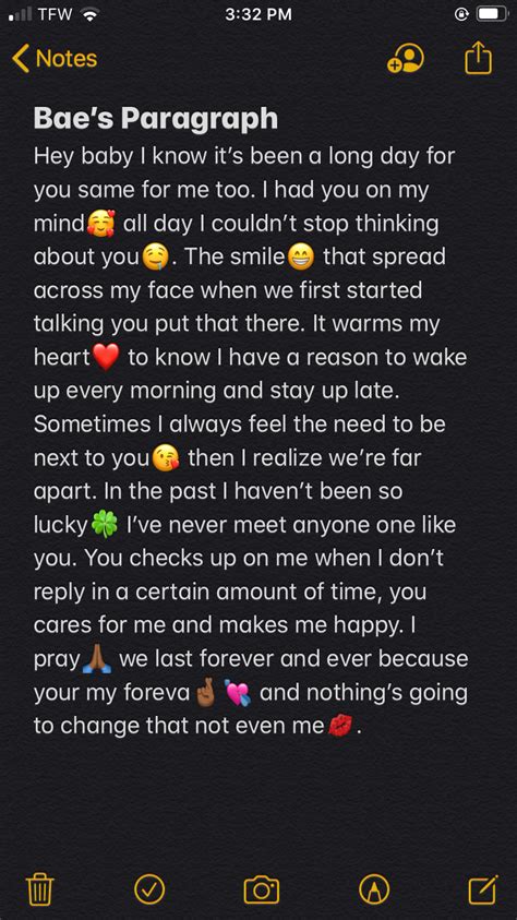 Beautiful Paragraph Text Messages For Her With Emojis F