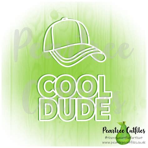 Cool Dude Peartree Cutfiles