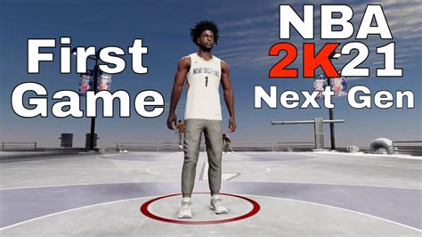 Nba 2k21 First Park Game Next Gen Youtube