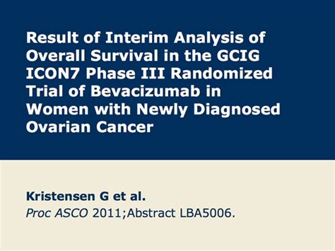 Bevacizumab Bev With Chemotherapy Followed By Bev In The Treatment
