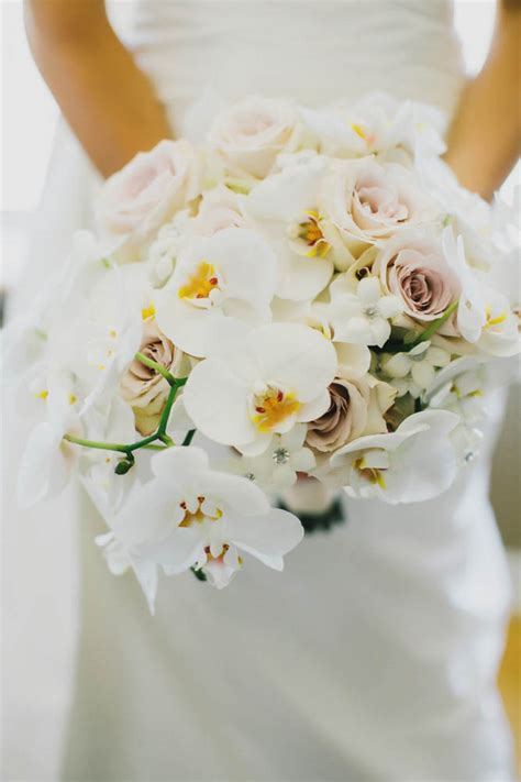 Orchid And Rose Bridal Bouquet Elizabeth Anne Designs The Wedding Blog