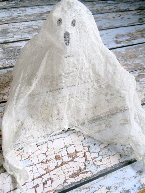 Halloween Cheesecloth Ghost Diy Cheesecloth Ghost Diy Halloween Diy