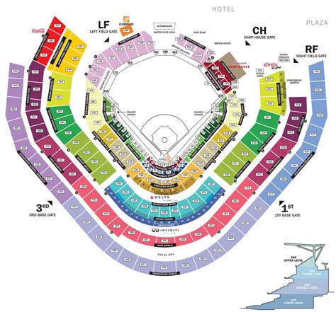 Suntrust Park Seating Chart Suntrust Park Braves Tickets Atlanta Braves