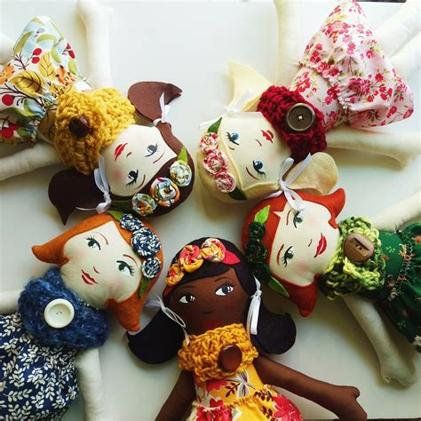 Custom Handmade Cloth Doll Handpainted Heirloom Doll Plush Etsy