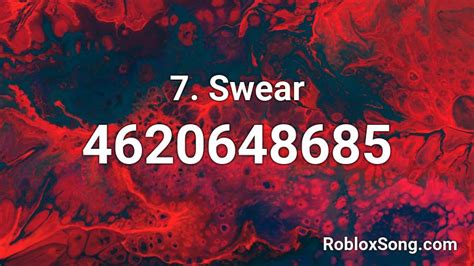 7 Swear Roblox Id Roblox Music Codes