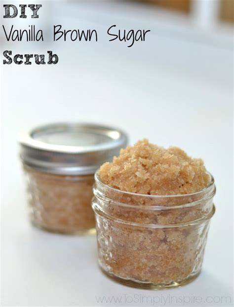 Diy Vanilla Brown Sugar Scrub To Simply Inspire