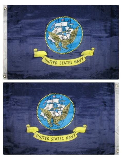 2x3 usn u s navy ship double sided 2ply 2 x3 premium quality polyester flag ebay