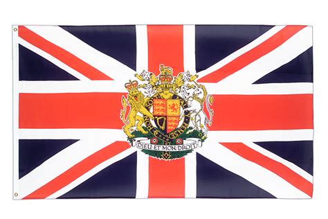 Great Britain With Crest 3x5 Ft Flag Maxflags Royal Flags