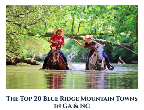 The Top 20 Blue Ridge Mountain Towns In Ga And Nc Mountain Town Blue