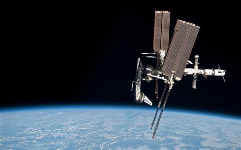 Wallpaper Nasa Vehicle Earth Iss Space Station International