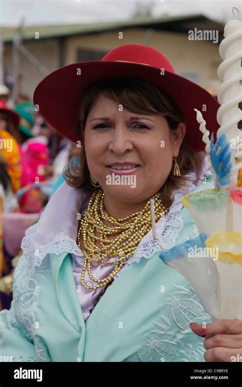 Fiesta De La Mama Negra Traditional Festival In Latacunga Ecuador