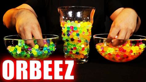 asmr orbeez water sounds water beads sorting no talking youtube