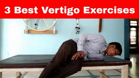 3 Best Vertigo Exercises At Home चक्कर आने पर घरेलू उपचार Youtube