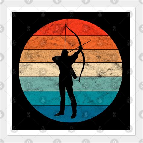 Vintage Retro Archery By Chadpill In 2023 Art Prints Art Painting