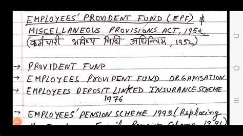 Employees Provident Fund Act 1952 YouTube