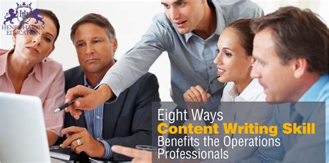 Eight Ways Content Writing Skill Benefits The Operations