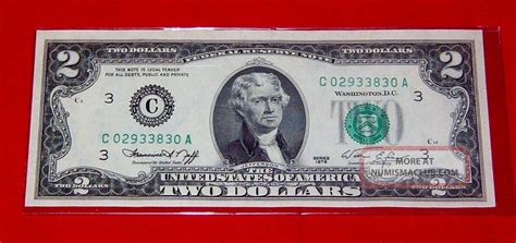 2 Two Dollar Bill 1976 Crisp Uncirculated