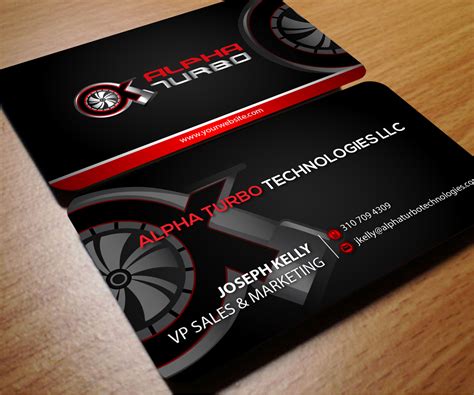 Read faqs, ask a question in our answerxchange community, or give us a call. Bold, Serious, Industrial Business Card Design for Alpha Turbo Technologies by Aaron | Design ...
