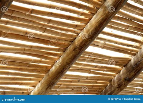 Bamboo Roof Stock Image Image Of Bamboo Background 22788967