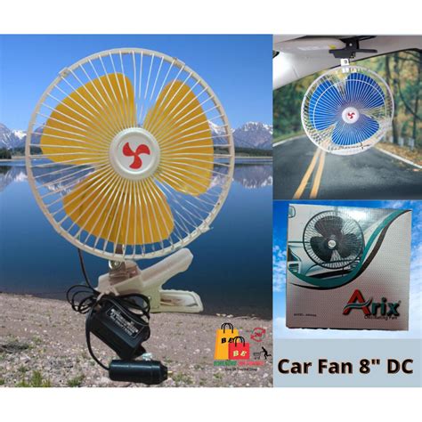 Auto Car Fan Vehicle Rv Dashboard Portable 8 Clip On Oscillating 12v Cooling Online Exclusive