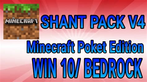 Shant Pack V4 Mcpe Win 10 Bedrock Edition Youtube