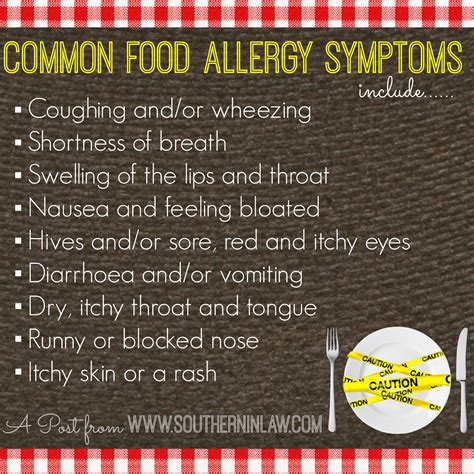 Southern In Law Whats The Difference Between Food Allergies And