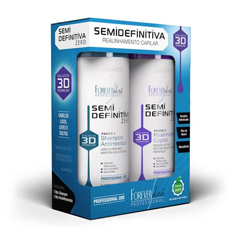 Kit Escova Semi Definitiva 3D Forever Liss