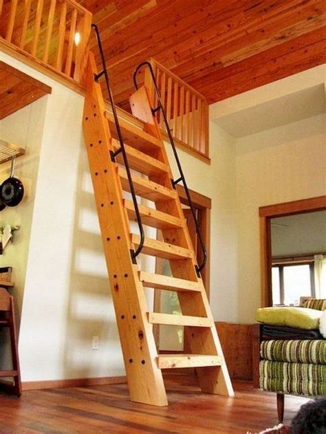 53 Smart Tiny House Loft Stair Ideas Staircase Stairrunner