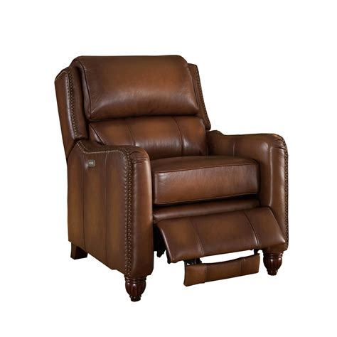 Osaki black faux leather reclining massage chair. Concord Traditional Top Grain Brown Leather Powered ...