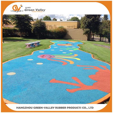 China Epdm Wet Pour Playground Surface Rubber Carpet China Epdm Wet
