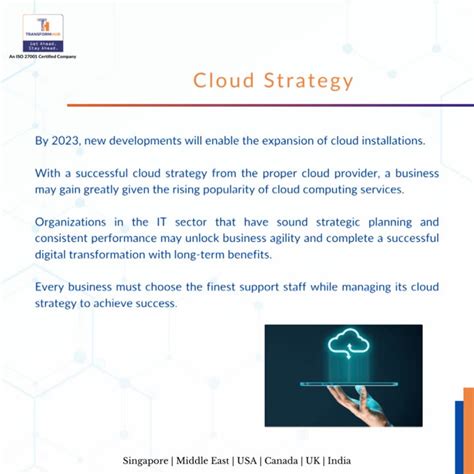 How To Build A Successful Cloud Strategy For Your Company