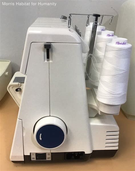 White Superlock 734dw Electronic Serger Merrow Sewing Machine Working