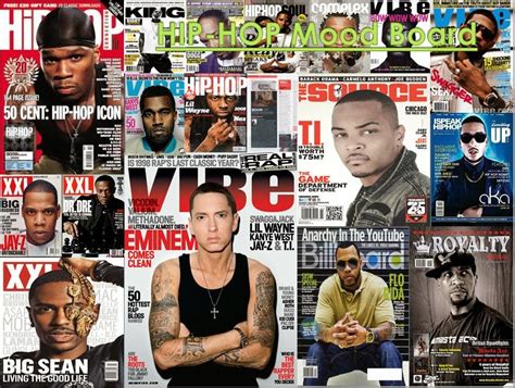 as мedιa ғoυndaтιon porтғolιo hip hop mood board front covers and contents page