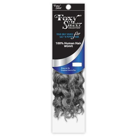 Amazon Com Foxy Silver Weave Foxy Weave Hh Spanish Curl Inch Pack Human Hair